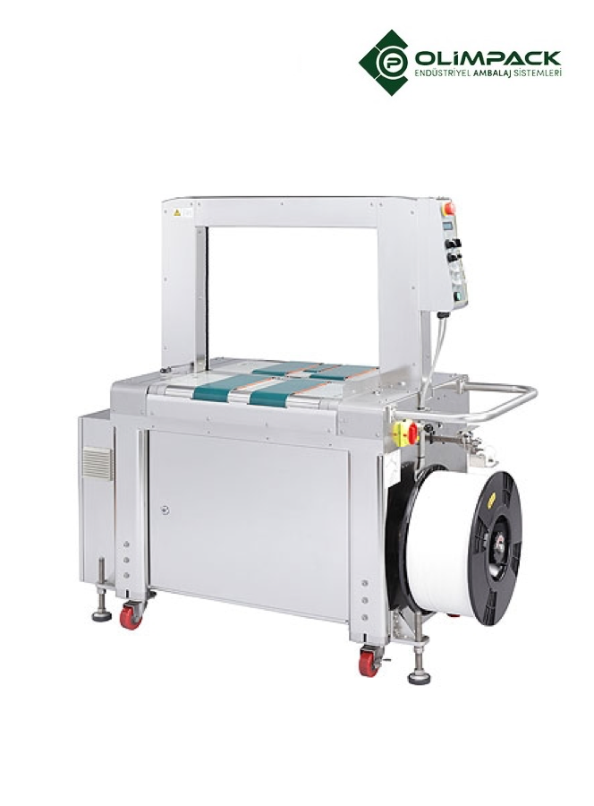 TRANSPAK MERCURY PVC KONVEYÖRLÜ TAM OTOMATİK PASLANMAZ ÇEMBER MAKİNESİ